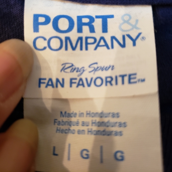 Men's blue t shirt with "If it involves Jesus and guitars count me in" on front - Picture 2 of 3